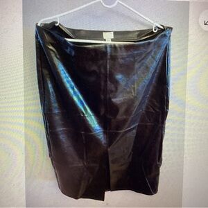 Faux Leather Skirt (SPECIFY SIZE)